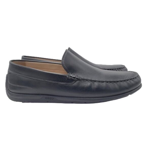 ECCO Men's Classic Moc 2.0 Slip on Driving Style Loafer Leather Black Size 11 - Picture 3 of 6